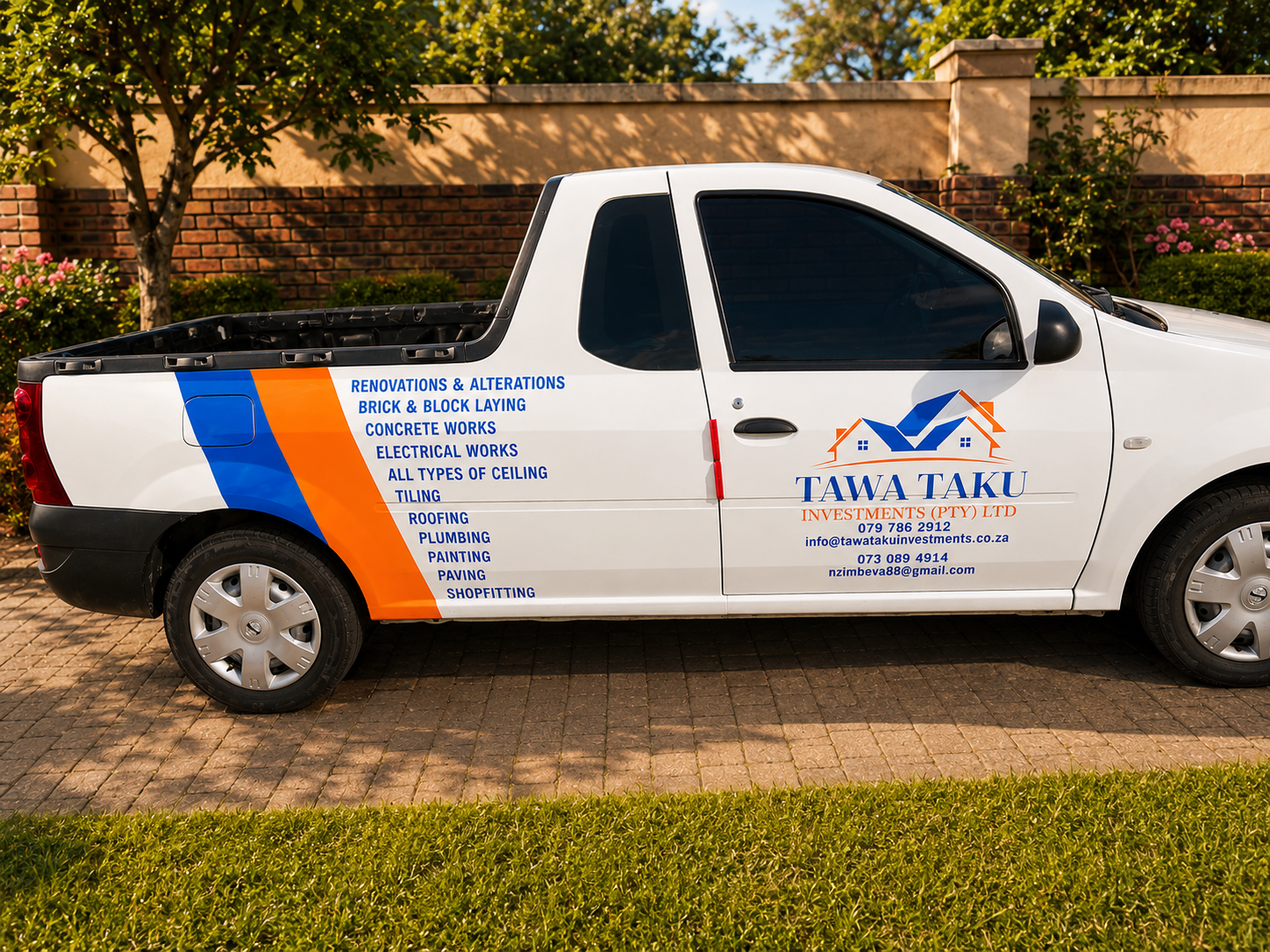 Fleet vehicle branding project